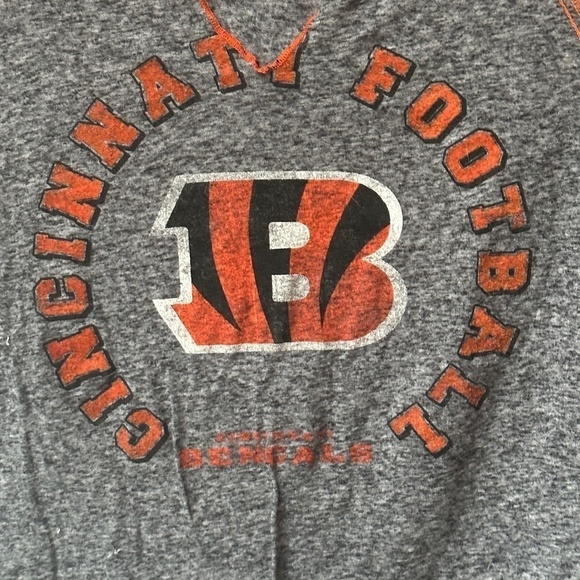 NFL Majestic Bengals Football Women's Short Sleeve Sporty T Shirt Top Tee - Picture 4 of 6